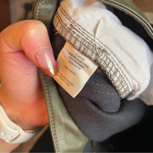 Anthropologie Green Straight Leg Utility Pants - Picture 8 of 9